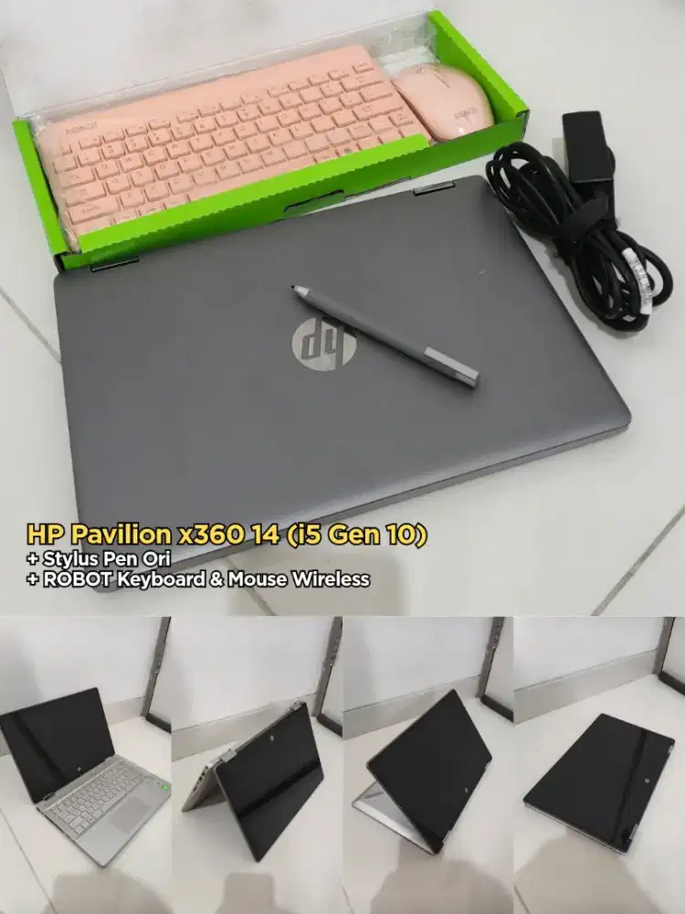 Laptop Lipat | HP Pavilion x360 14 (i5 Gen 10 / 8GB / 512GB / Nvidia)