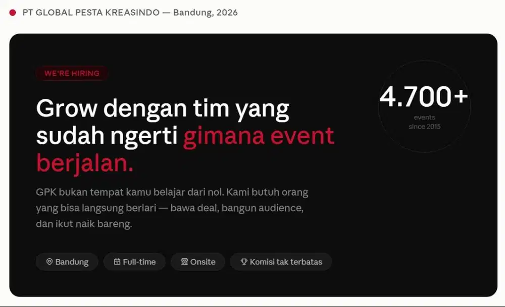 Digital Marketing Specialist (Event Rental,Production, Event Organizer