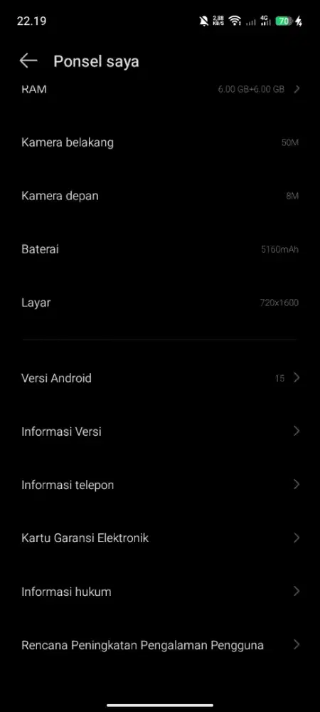 Jual infinix hot 60i