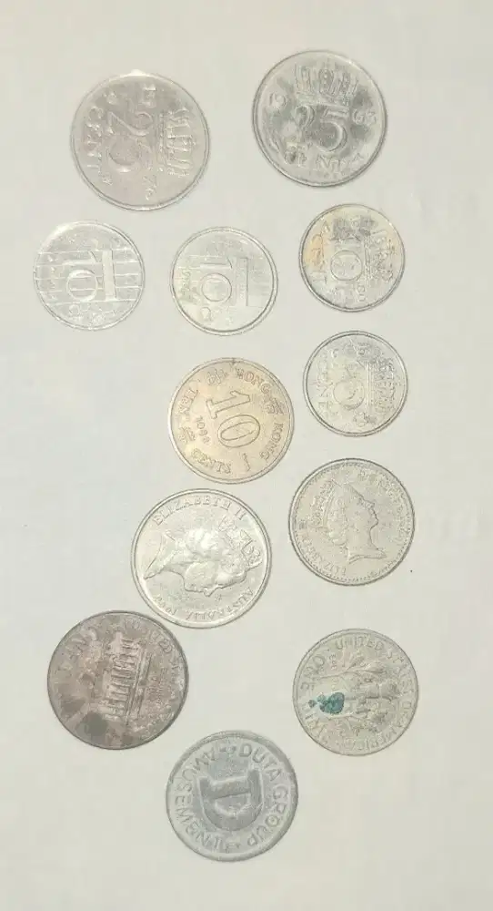 Koin kuno 4 negara (cent)