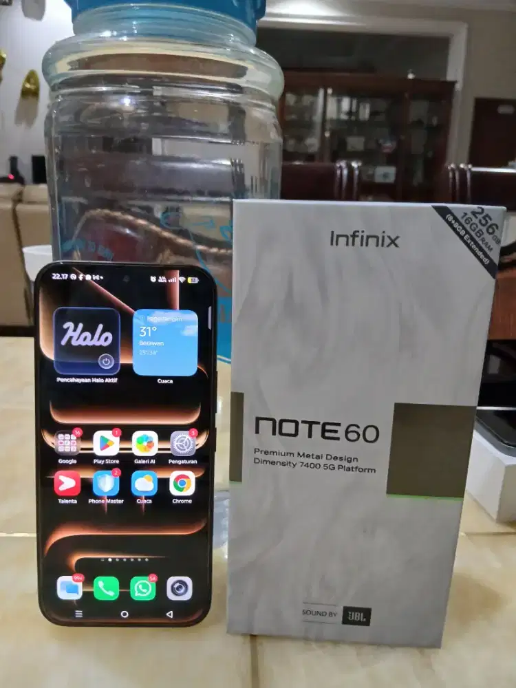 Infinix Note 60 5G 8/256 Garansi Resmi On Hingga April 2027