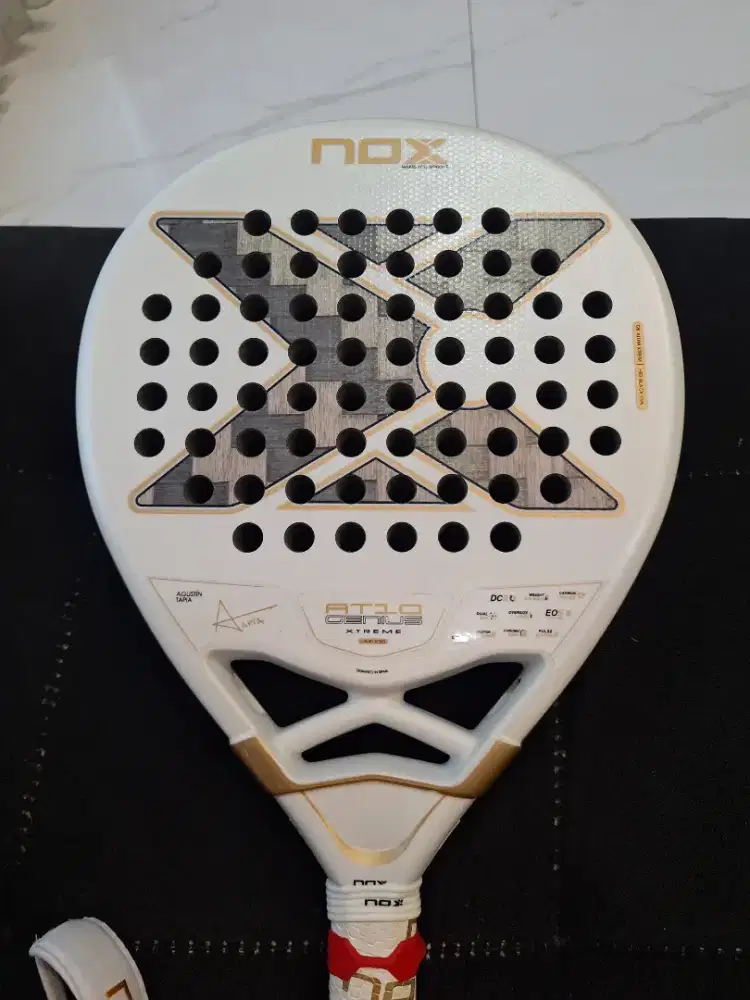 RAKET PADEL NOX AT 10 GENIUS XTREME 12K AGUSTIN TAPIA MULUS LIKE NEW