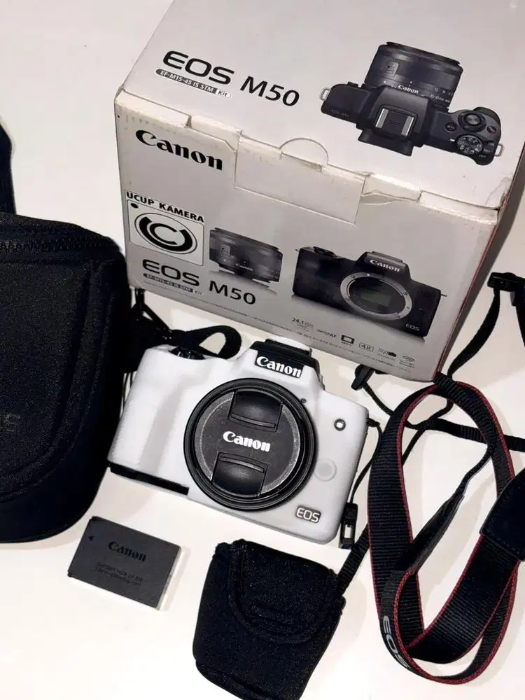 canon M50 eos lensa kit