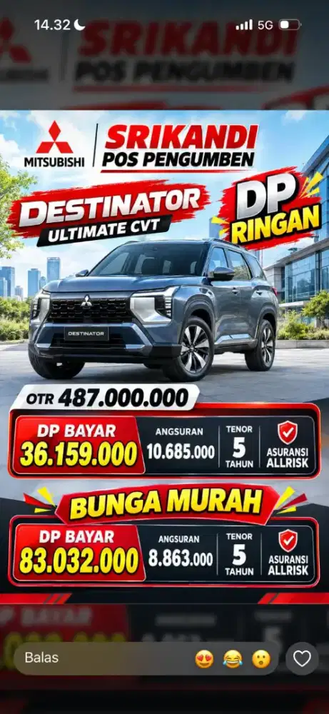 Promo x pander DP 20  jtan