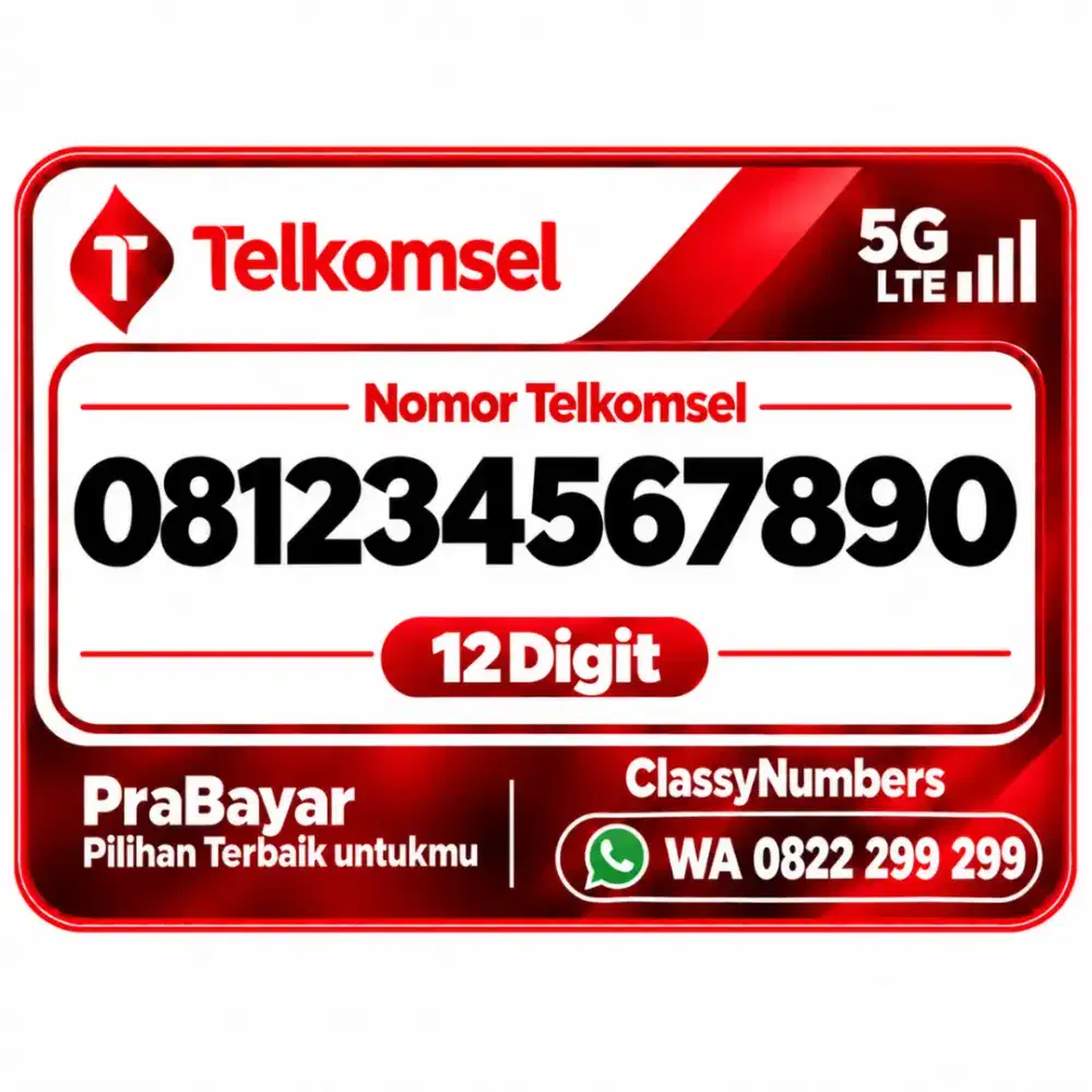 Nomor cantik  Halo Telkomsel