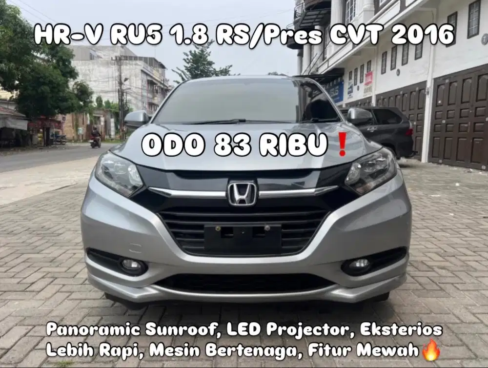 (TDP 35 JUTA!) Honda HRV RU5 1.8 RS/Prestige CVT Silver 2016 [HR-V]