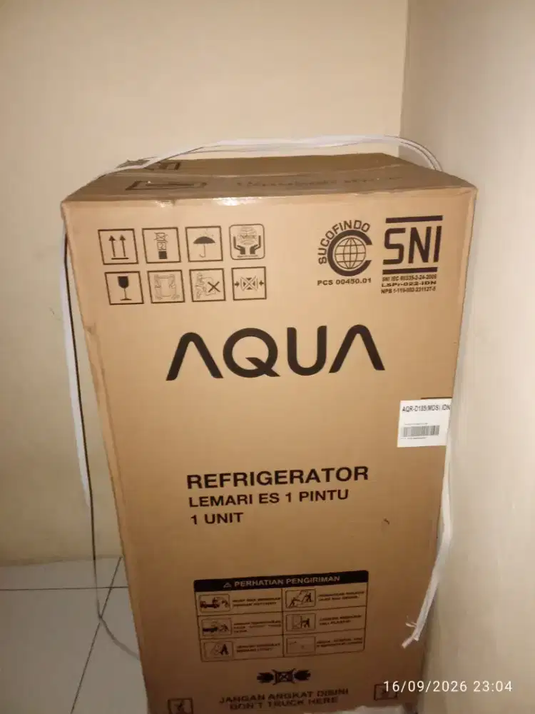 Jual kulkas 1pintu merk aqua