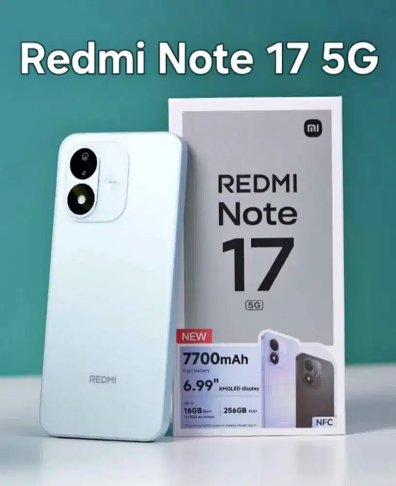 Redmi Note 17 5G ready Promo terbatas