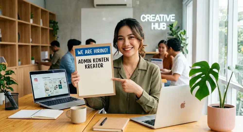 LOWONGAN KERJA — CONTENT CREATOR / SOCIAL MEDIA ADMIN Tangerang