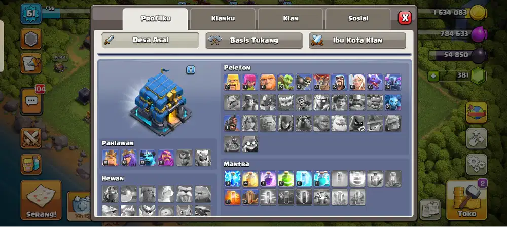 akun coc jual murah