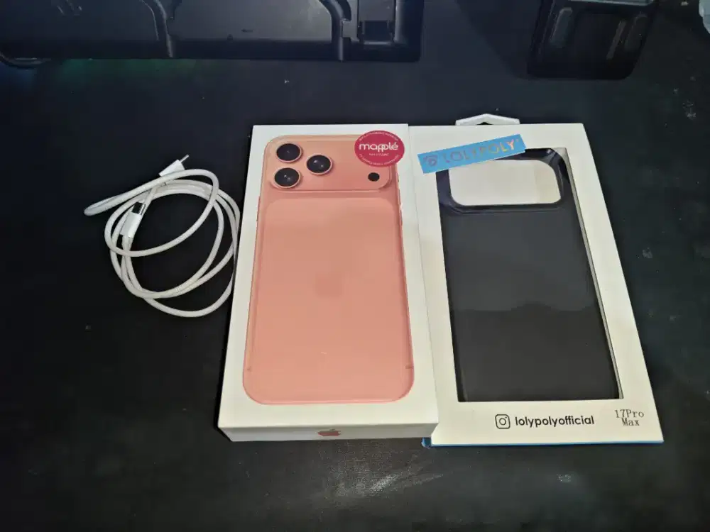 IPHONE 17 PRO MAX 256GB FULLORI MULUS LIKE NEW GARANSI ON FEB 2027