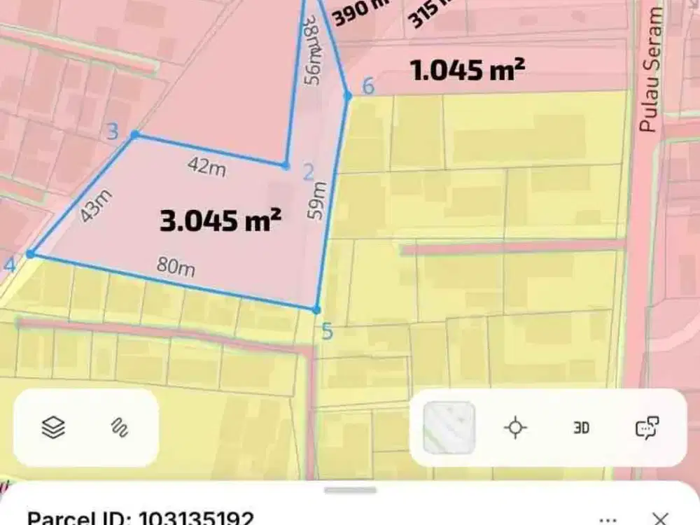 tanah 57 are Teuku Umar Denpasar cocok untuk bisnis Anda