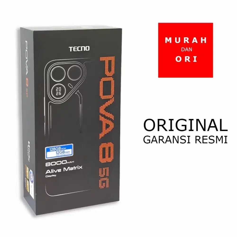 READY TECNO POVA 8 5G RAM 8+8/256 NFC