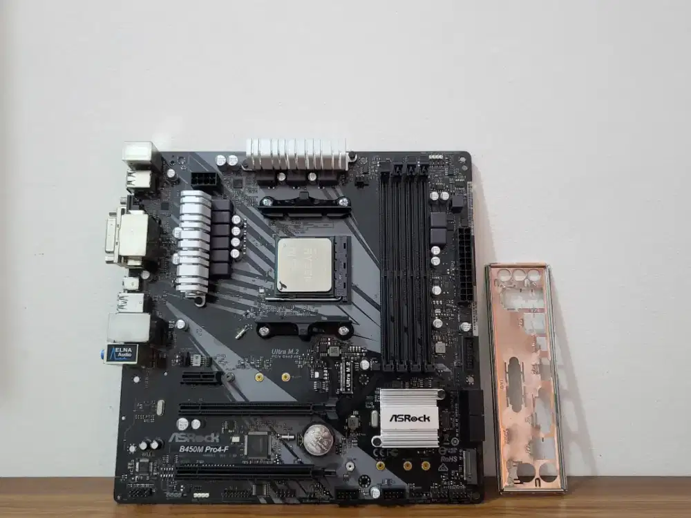 PROCESOR RYZEN 5 3600x + B450M PRO 4