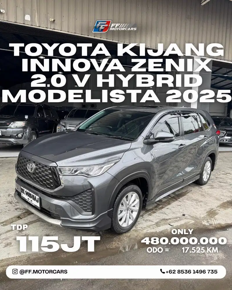 Toyota Kijang Innova Zenix 2.0 V Hybrid Modelista 2025