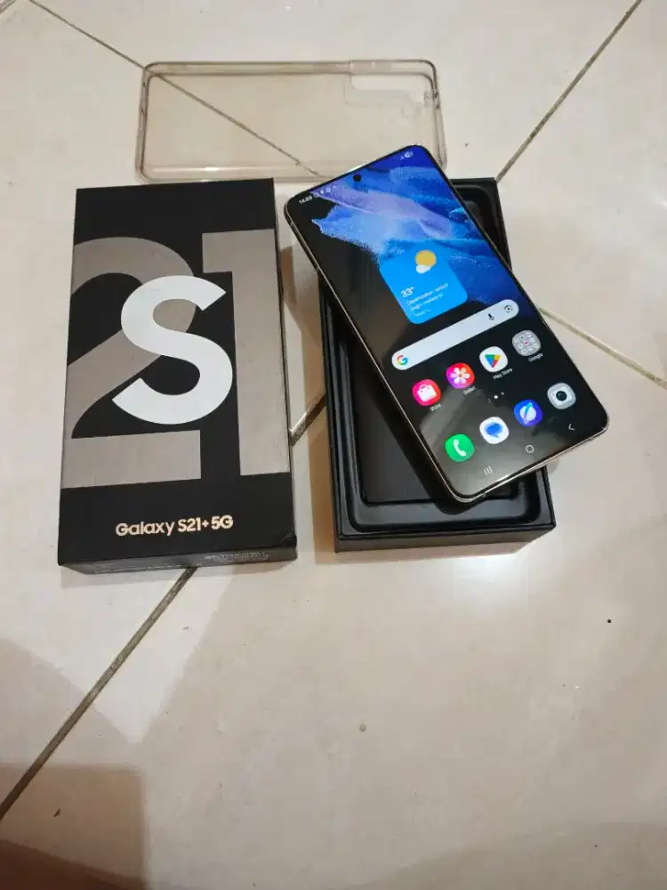 Samsung S21+ 8/128 Sein fullset mlusss like new joss, lancar jyaa