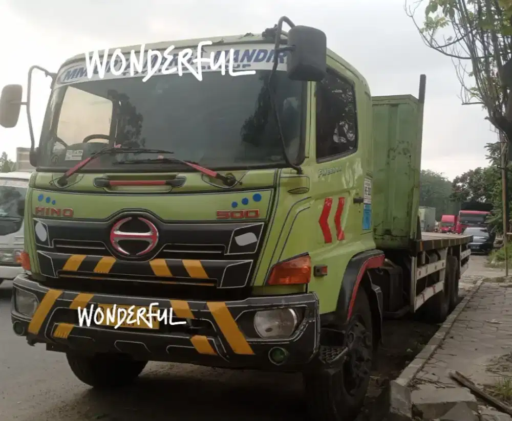 Hino Lohan 500 FM 260 JW Bak Besi 6×4 Long 9.5mtr Turbo BioSolar Euro2