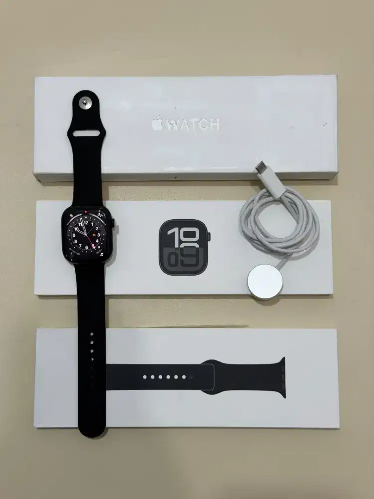 Apple Watch Series 10 46mm - Jet Black - Resmi Indo