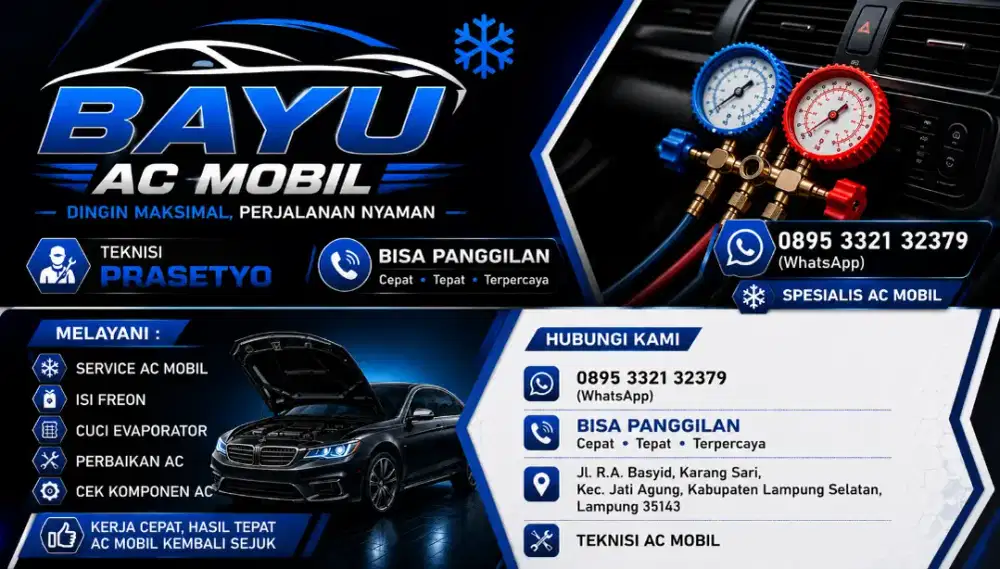 Jasa service AC mobil