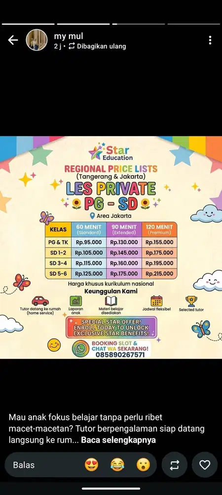 ​Anak Malas Belajar di Rumah? Biar Tutor Star Education yang Dampingi!