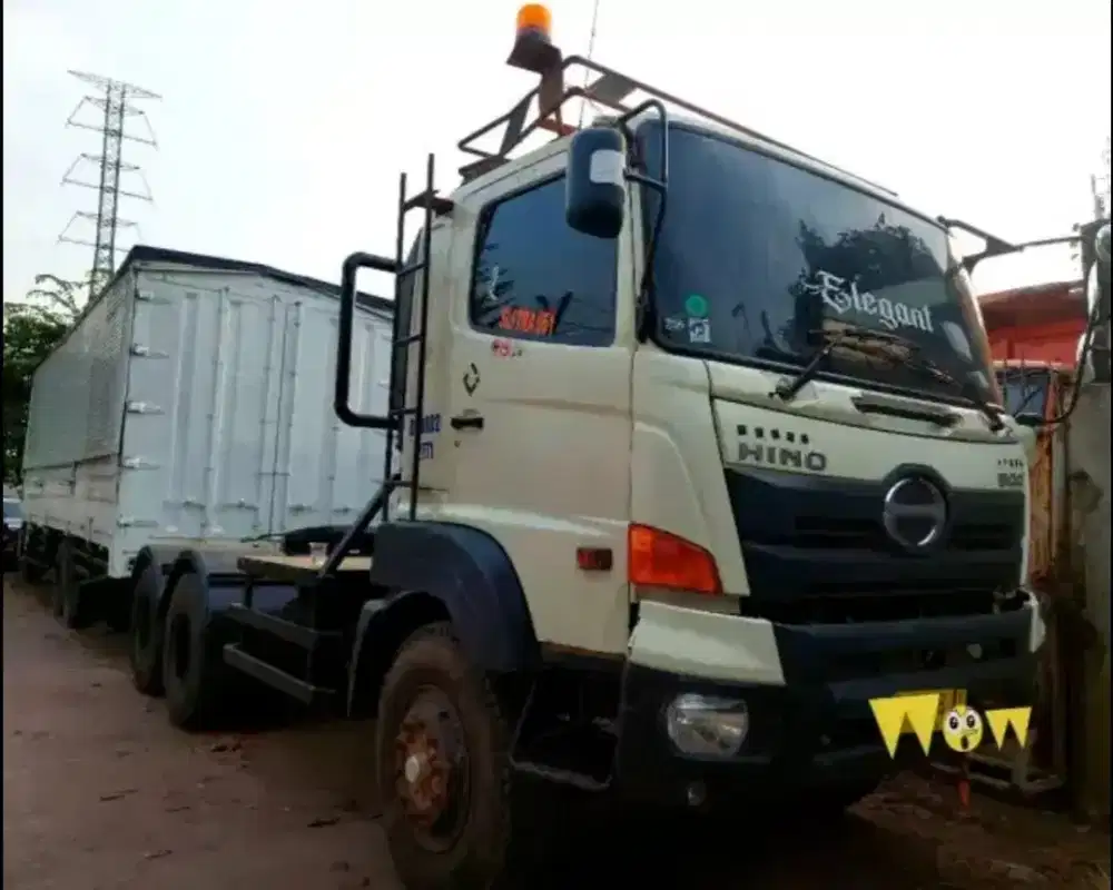 Hino Lohan 500 FM 350 TH Traktor Head Trailer 6×4 Ors Bio Solar Turbo