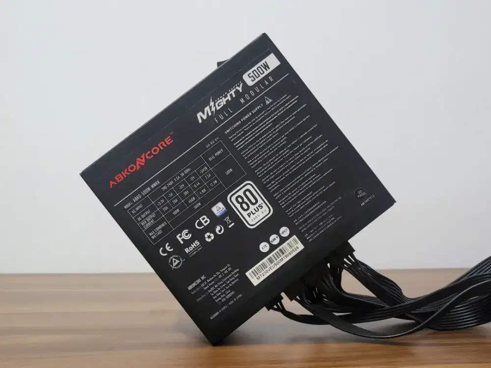 POWER SUPPLY ABKONCORE MIGHTY 500W 80+