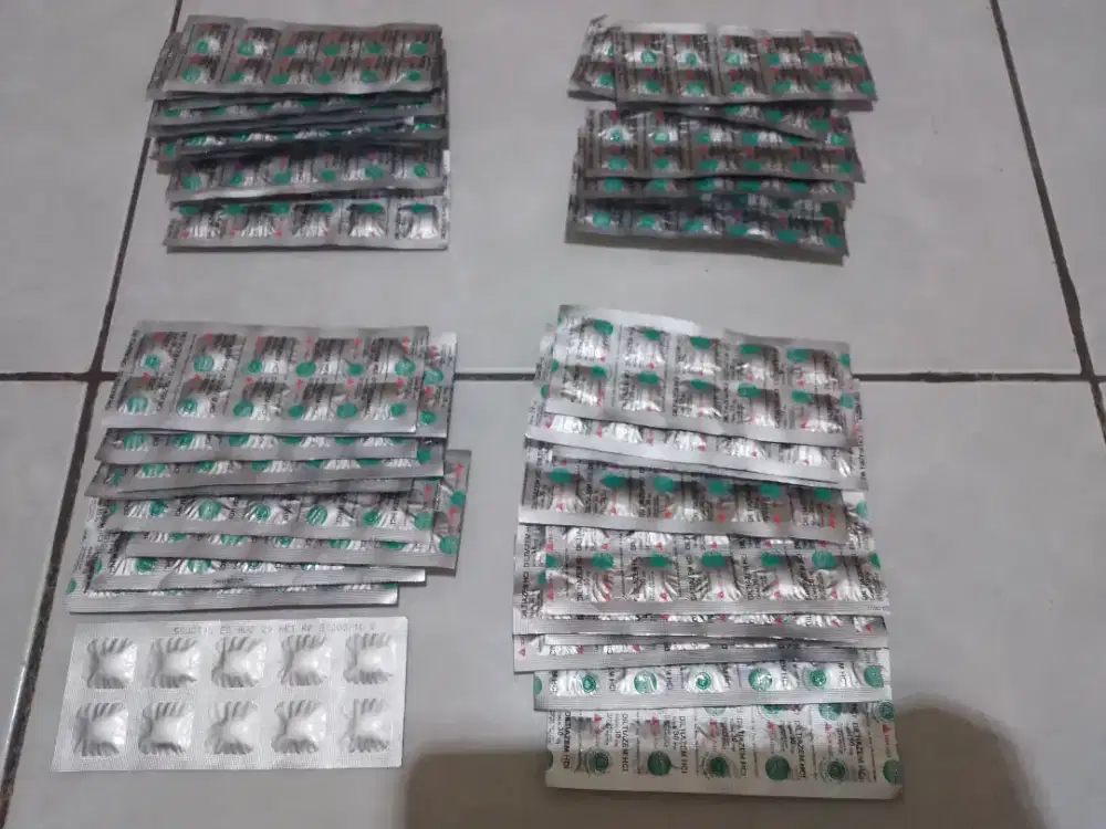 Diltiazem pengobatan darah tinggi ada 35 lembar, perlembar ada 10pcs