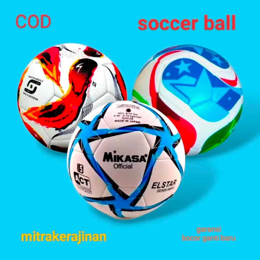 Bola sepak size 4/5 bola pildun kualitas premium