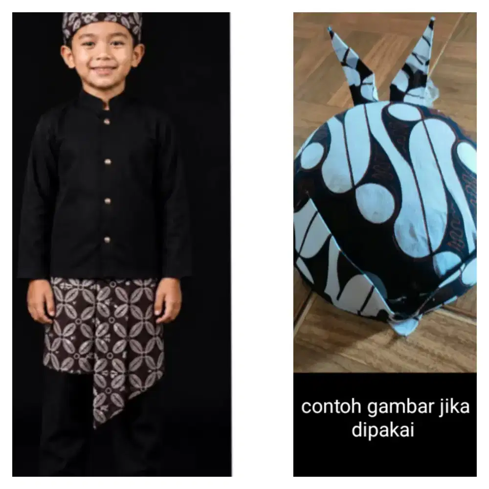 Satu set Baju adat anak SD size M