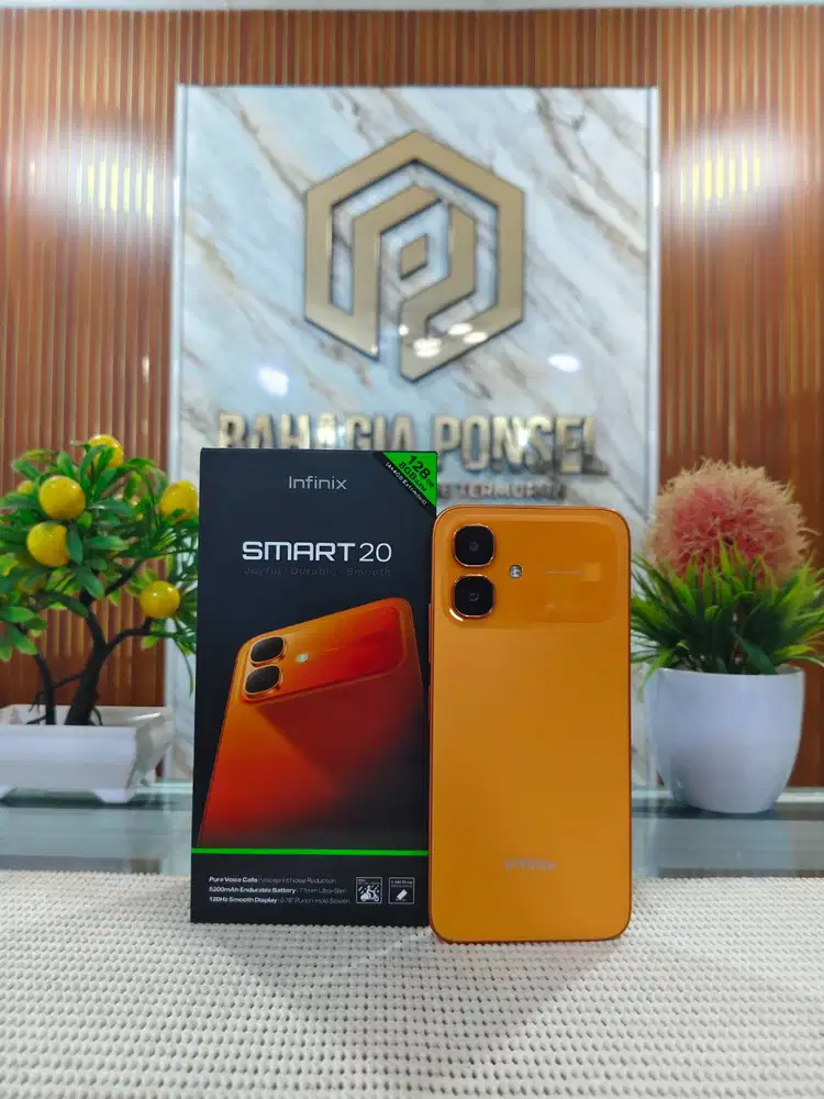 Infinix Smart 20 Ram 8Gb (4+4) 128Gb Fullset Mulus Like New Bergaransi