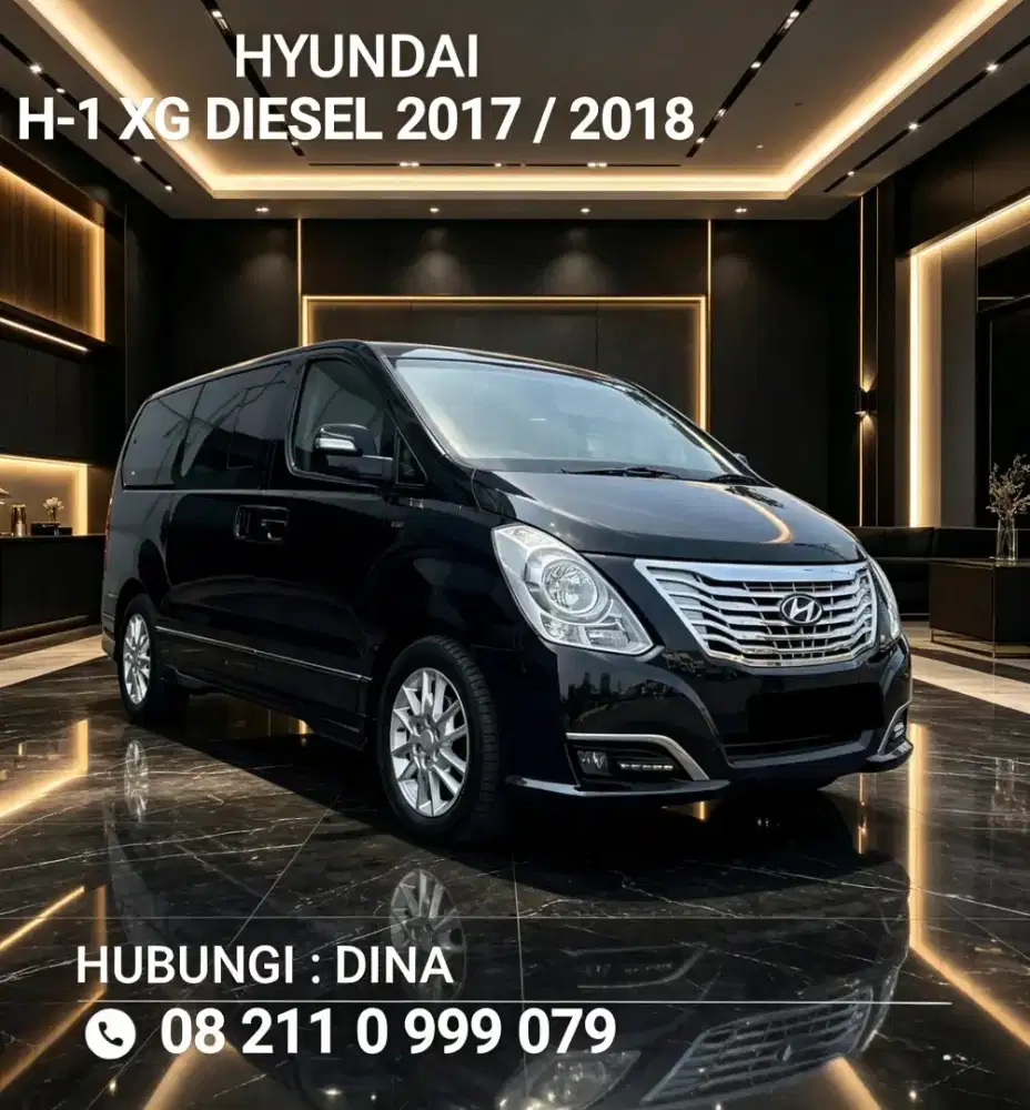 Hyundai H-1 XG Diesel 2017 / 2018 AT 2.5,Pajak Panjang,Good Condition