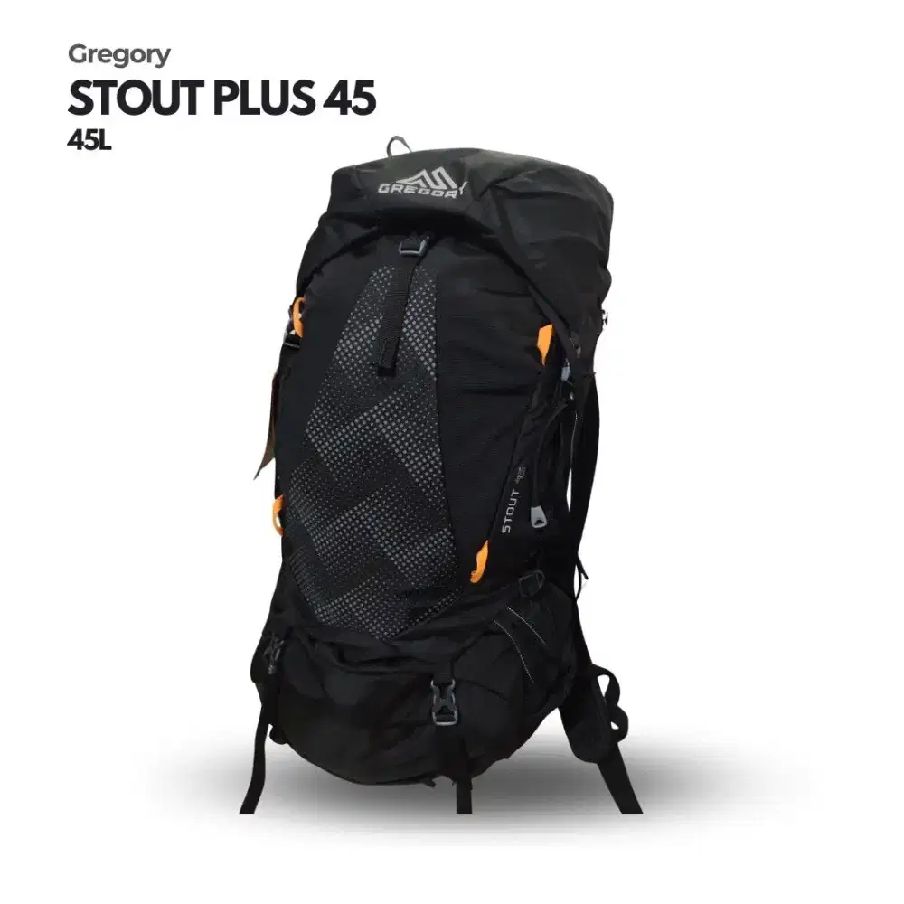 TAS CARRIER GREGORY STOUT 45L PLUS SIZE FIT BACKPACK