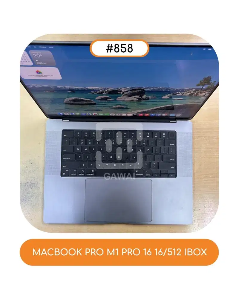 #858 Macbook Pro M1 Pro 16 Gray 16/512 Ibox BH 93%