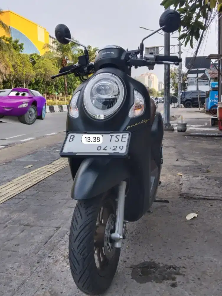 Dijual Honda Scoopy 2024 Prestige hitam 2024, keyless/remot