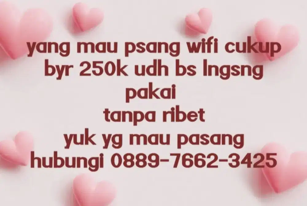 Wifi unlimited tanpa Fup