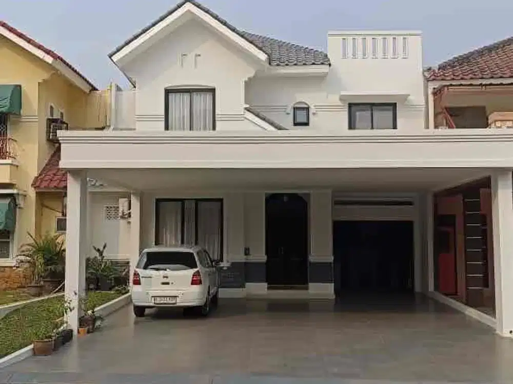 Rumah Semi Furnished Depan Taman Kota Wisata Cibubur