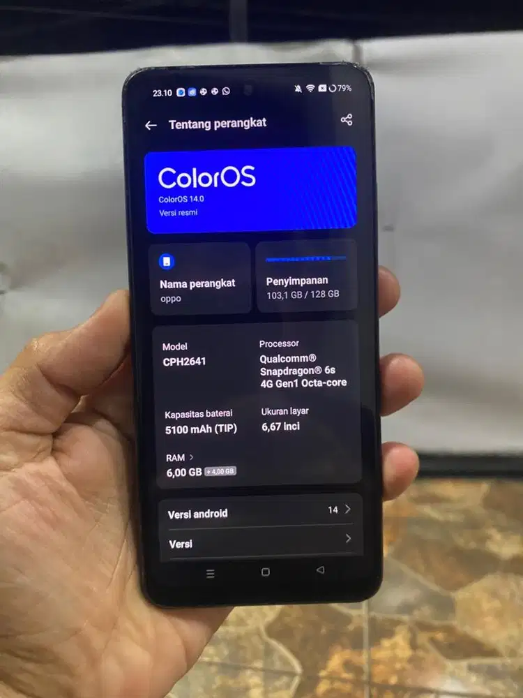 Oppo A3x Ram 6/128 Batangan