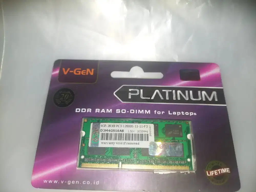 RAM VGEN DDR3 12800s