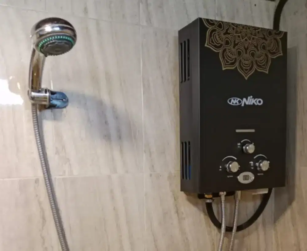 Niko Water Heater Gas + Pasang