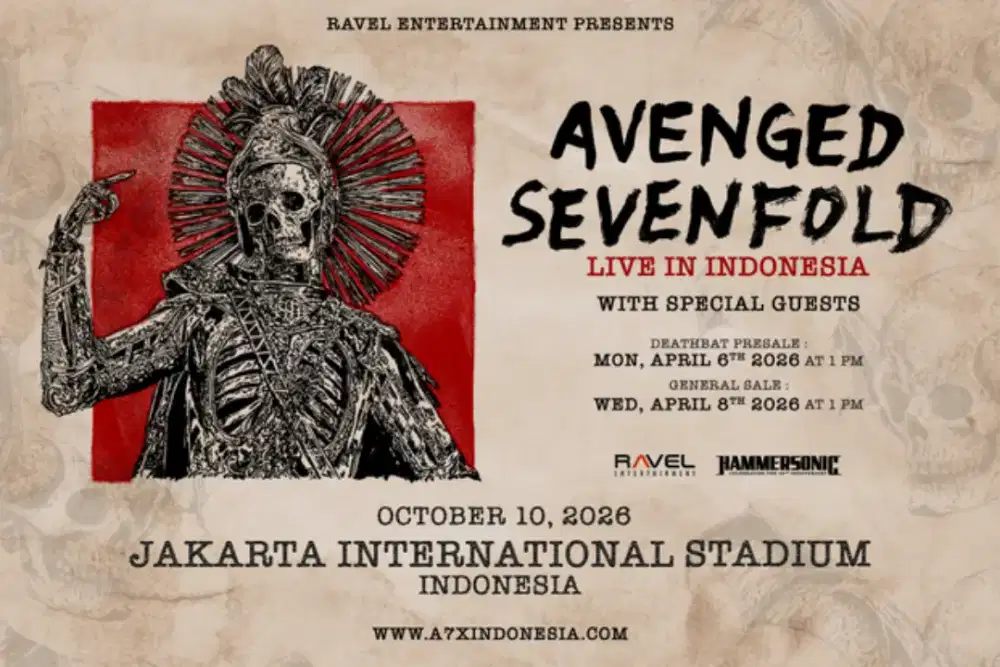 Jual tiket konser Avenged sevenfold