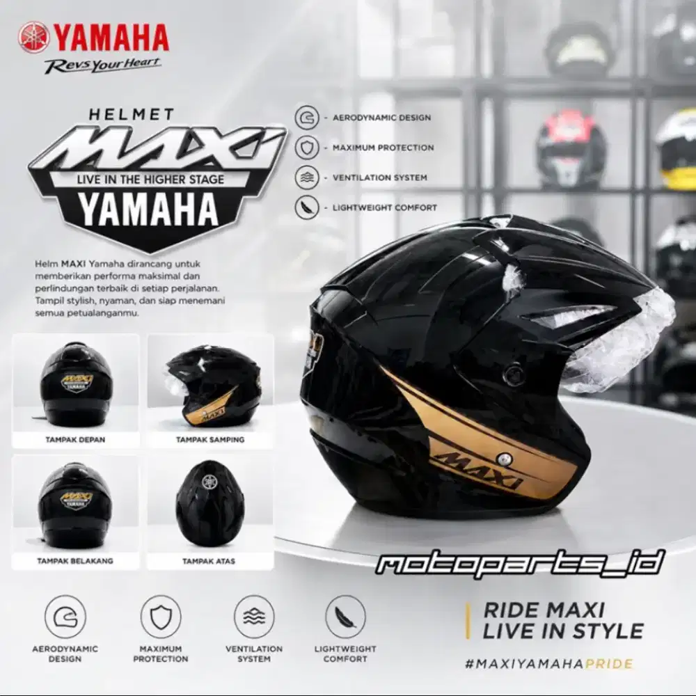 Helm Yamaha MAXY