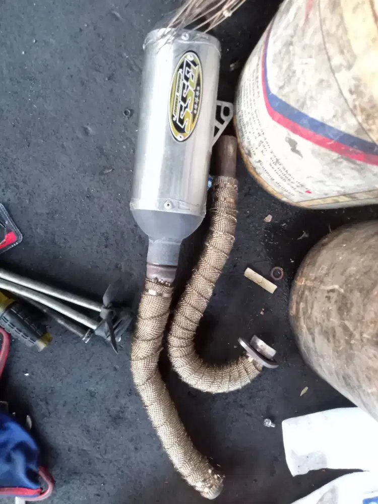 Kenalpot copotan klx 150 mantap suara full bass