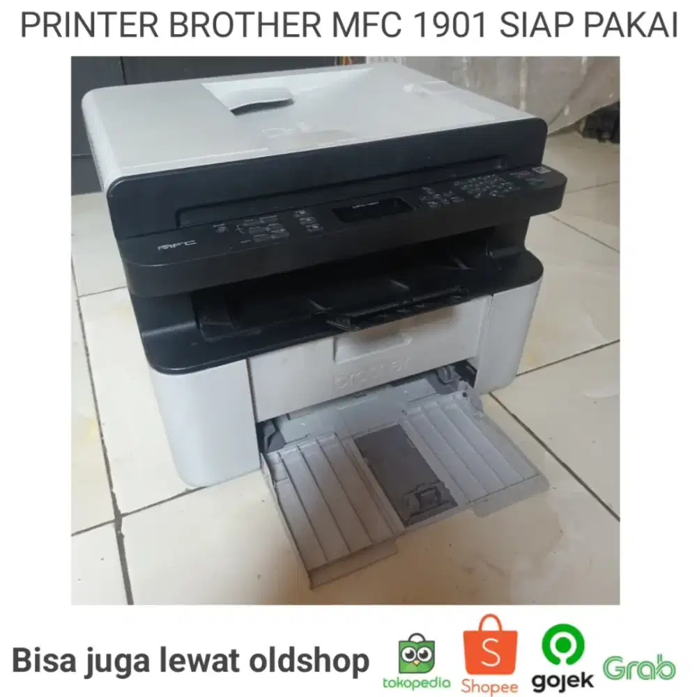 Mesin foto copy printer laser brother mfc 1901 siap pakai bisa nego