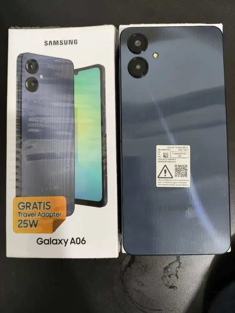 SAMSUNG A06 RAM 4/128GB FULSET ORI