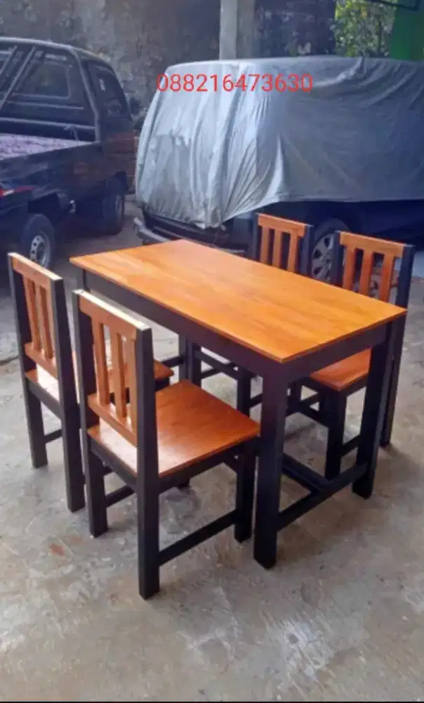 Meja kursi makan dan cafe resto