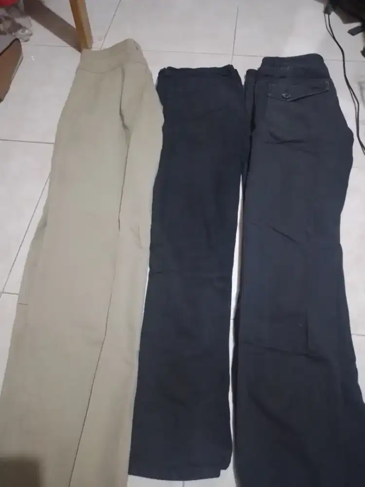 Celana panjang jeans 3 pcs