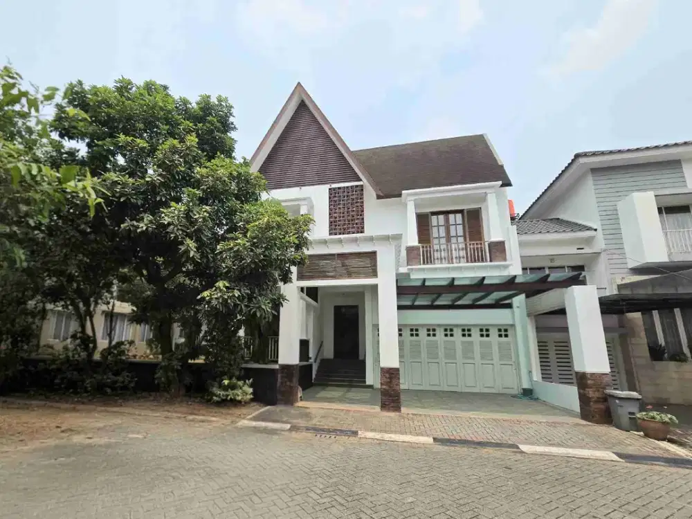 Dijual rumah Hoek cluster premium lokasi strategis di Kebayoran Bintaro