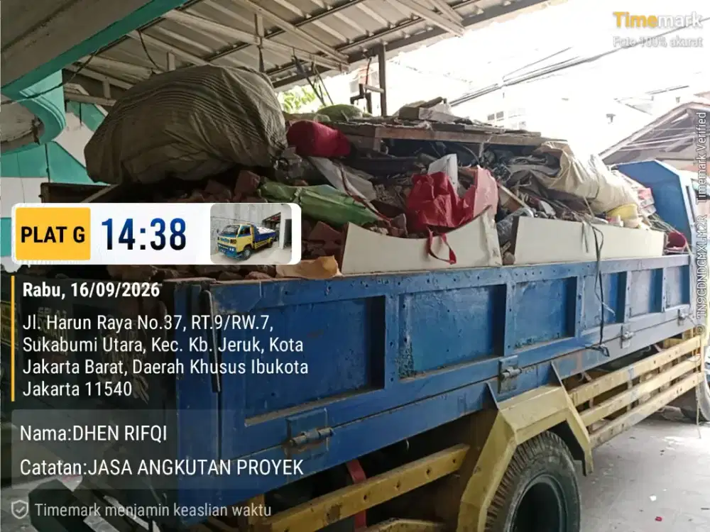Jasa angkut puing tanah