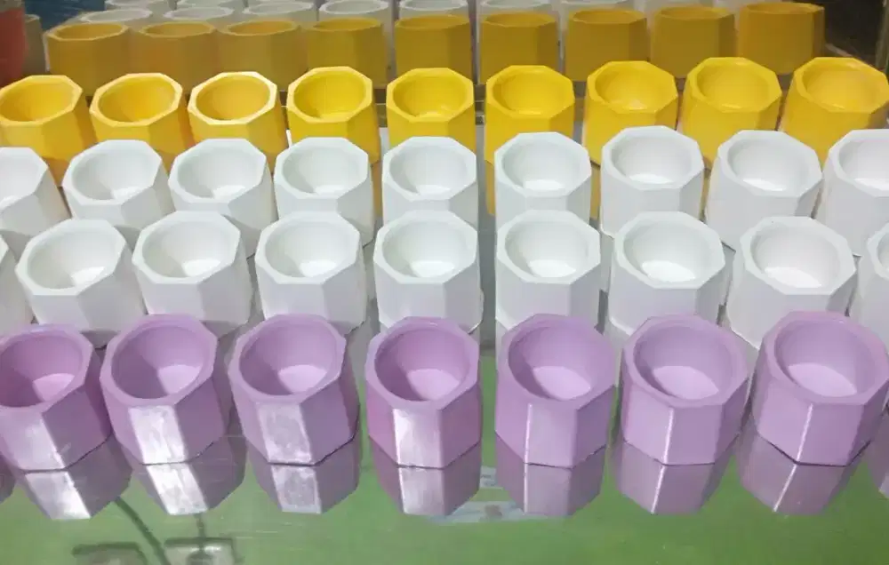 50 pcs Pot Lilin & Sukulen Kuat Tidak Rapuh