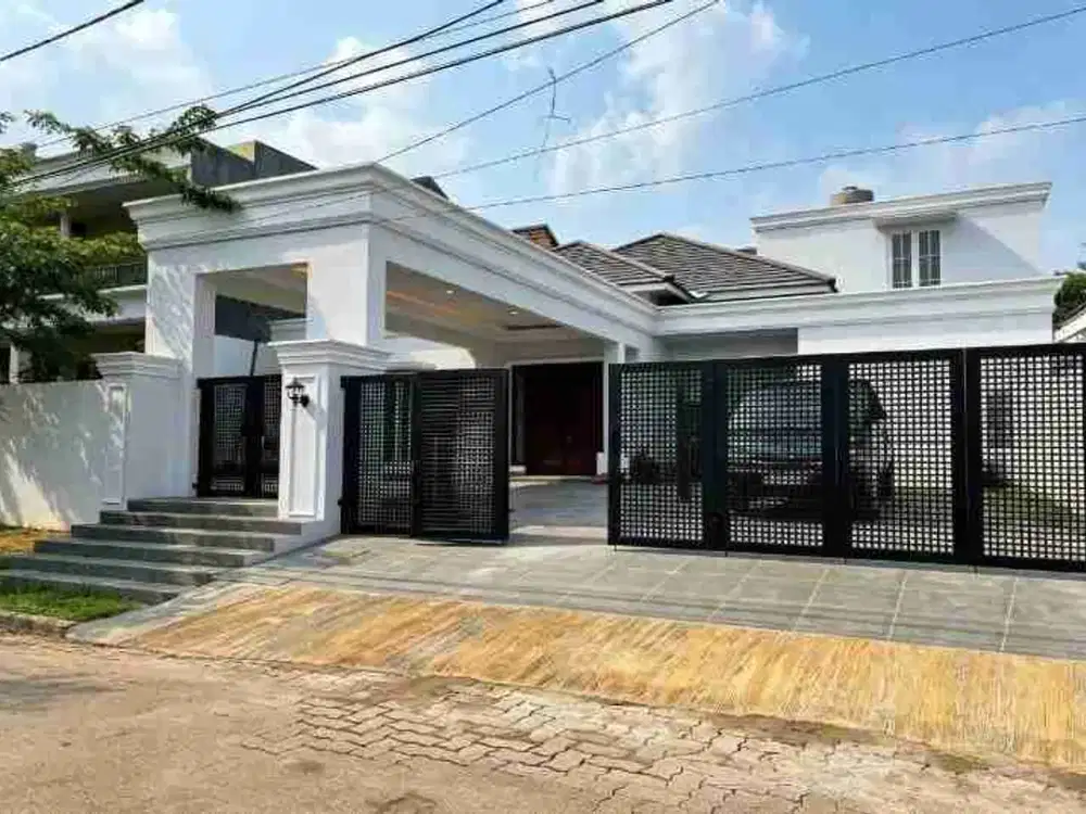Brand New American Classic House Lebak Bulus LT 366m² Kolam Renang SHM – Rp10,5 M Nego